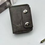 Men’s Short Wallet – Double Buckle, Zipper, Large Capacity PU Leather Purse & Card Holder - Image 2