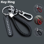 Anti-Lost Keychain with Phone Number Plate - Bicycle, Car, Motorcycle Key Ring Accessory