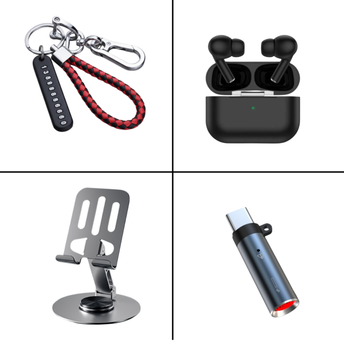 4 in 1 Combo Package - Oneplus Airpods Pro+Type C-Lighter+Mobile Stand+Number Keyring - Image 1