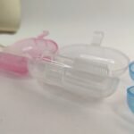 Baby Silicone Finger Toothbrush with Storage Case | Soft Gum Massager & Tongue Cleaner | BPA Free Infant Oral Care Brush (0-24 Months/3M+) | Kids Finger Tooth Brush - Image 4