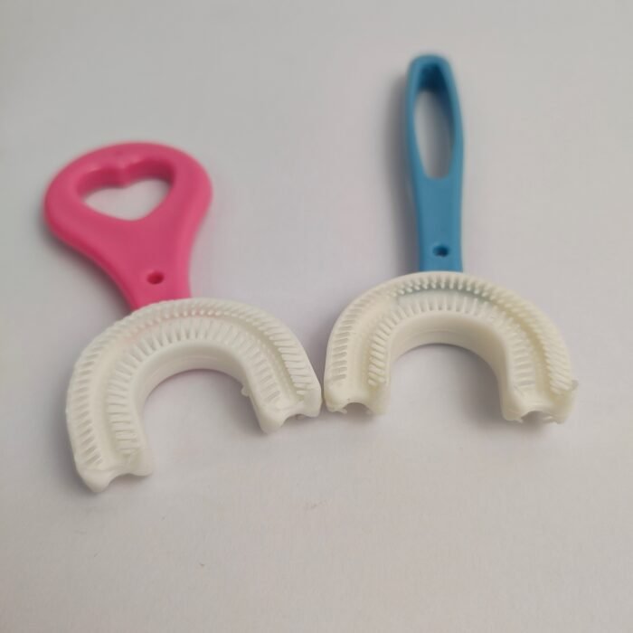 Kids 360° U-Shaped Toothbrush | Soft Silicone Mouthpiece Tooth Brush for Baby & Children | U Shape Teeth Cleaning Brush | Easy Hold Handle (2-12 Years) - Image 4