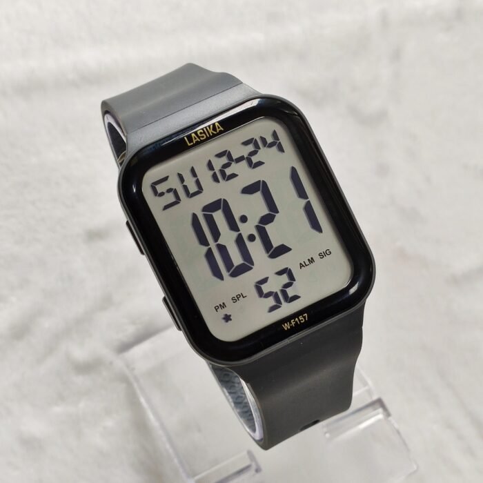 LASIKA W-F157 Waterproof Digital Sports Watch | LED Screen, Stopwatch, Alarm, Shock Resistant Fitness Wristwatch for Men & Women - Image 1