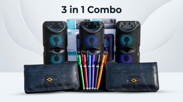 3in1 combo 3'' speaker, long walet touch kolom - Image 1