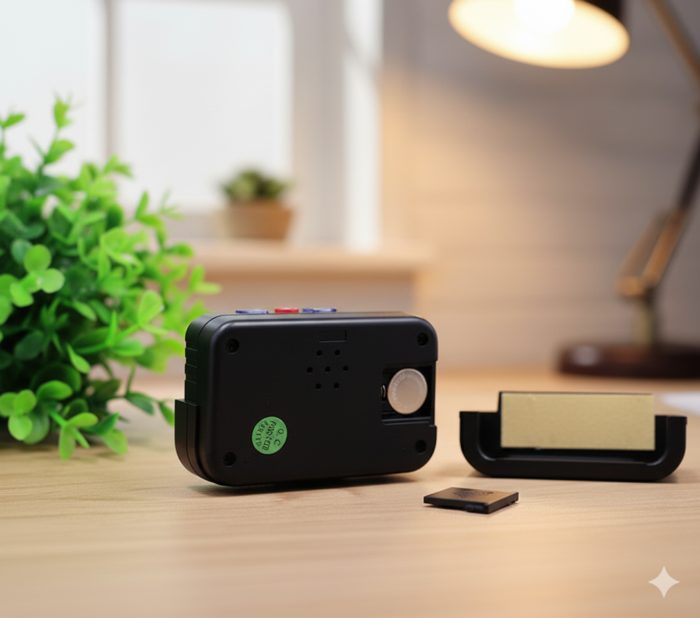 TAKSUN TS-613A-2 Digital Car Dashboard Clock & Desk Timer | Mini LCD Display with Date & Time | Portable Auto Vehicle Electronic Clock | Home Office Compact Timer - Image 3