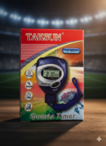 TAKSUN TS-1809 Digital Quartz Timer | Professional Stopwatch for Sports, Coaching & Training | Bell Alarm Clock with Date Display | Durable Handheld Sport Timer
