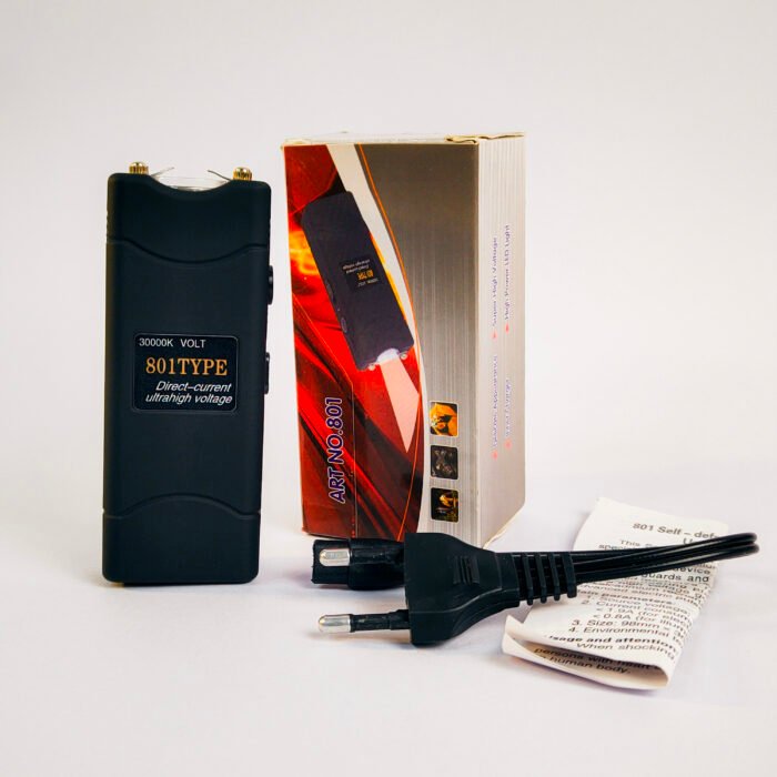 High Voltage Personal Security Device | Rechargeable Self-Defense Tool with LED Flashlight Stunner - Image 1