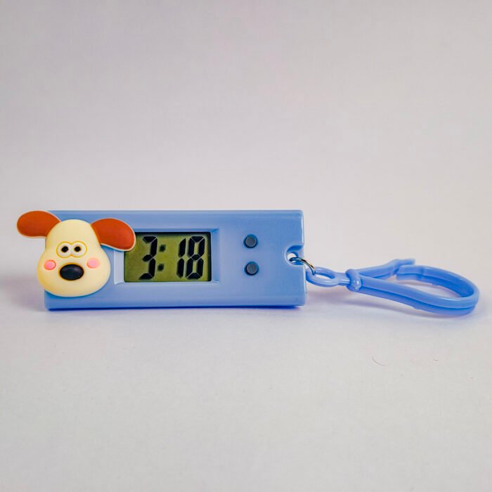 Digital Clock Keychain for Kids | Mini Portable Time Display Keyring | Cute Cartoon & Animal Keychain Bag Charm – Small Fashion Keychain Gift for Students - Image 5