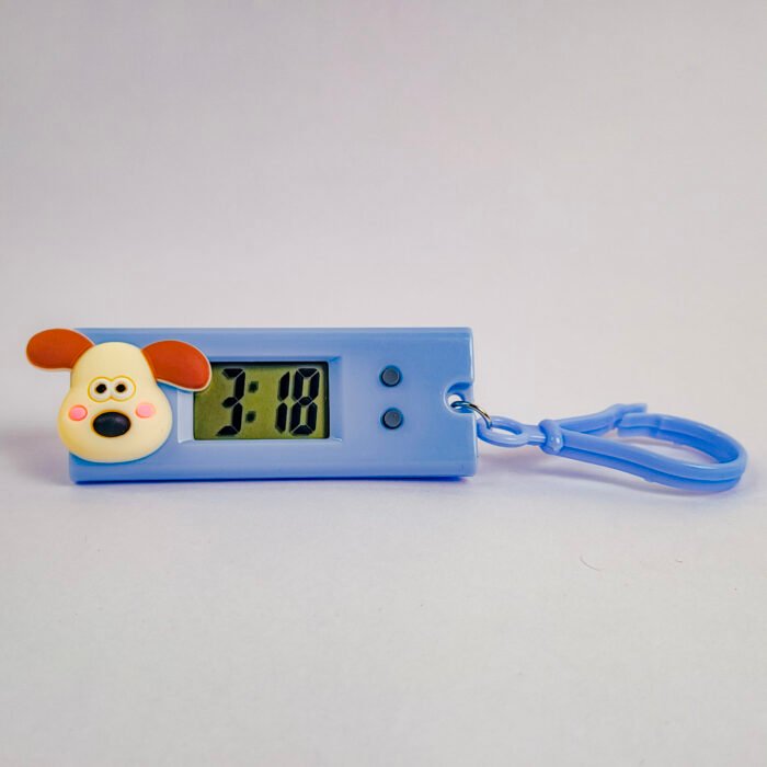 Digital Clock Keychain for Kids | Mini Portable Time Display Keyring | Cute Cartoon & Animal Keychain Bag Charm – Small Fashion Keychain Gift for Students - Image 5