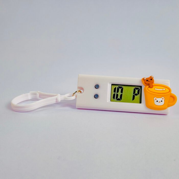 Digital Clock Keychain for Kids | Mini Portable Time Display Keyring | Cute Cartoon & Animal Keychain Bag Charm – Small Fashion Keychain Gift for Students - Image 3