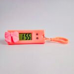 Digital Clock Keychain for Kids | Mini Portable Time Display Keyring | Cute Cartoon & Animal Keychain Bag Charm – Small Fashion Keychain Gift for Students - Image 2