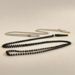 Black Spike Pendant Necklace for Men & Women | Gothic Punk Pendant with Ball Chain | Trendy Black/Silver Spike Necklace - Image 2