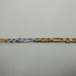 Two-Tone Figaro Chain Necklace for Men & Women | Gold & Silver Stainless Steel Chain - Image 3