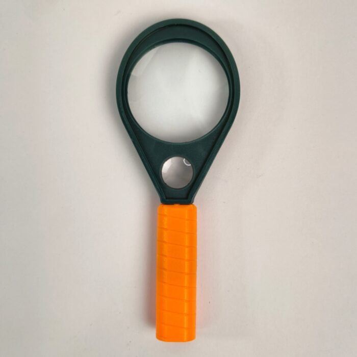 5X & 10X Dual Lens Optical Instrument Magnifying Glass with Compass - Handheld Portable Reading, Hobby, Kids Science & Low Vision Aid Loupe	Dual Magnification, Compass, Optical Grade, Portable, Reading Aid, Low Vision, Kids Science, Loupe. - Image 2