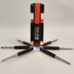 8-in-1 screwdriver set  multi screwdriver tool  screwdriver with LED light  LED torch screwdriver  portable repair tool kit  emergency tool kit - Image 3