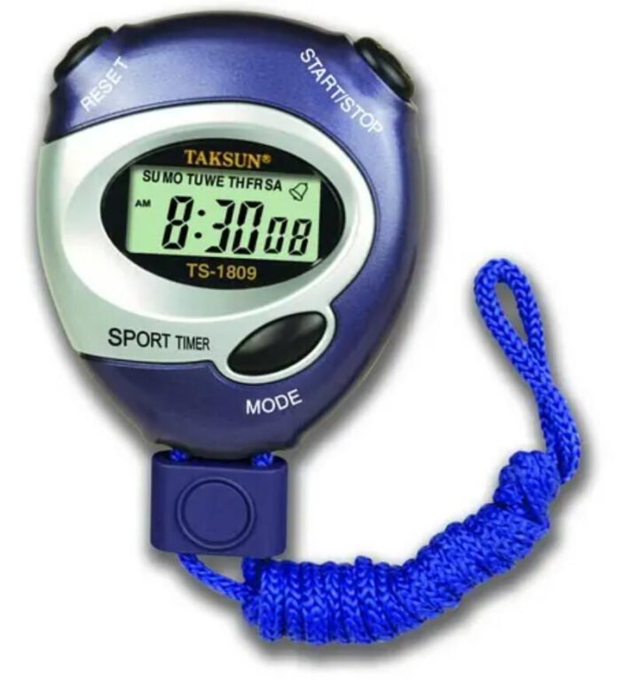 TAKSUN TS-1809 Digital Quartz Timer | Professional Stopwatch for Sports, Coaching & Training | Bell Alarm Clock with Date Display | Durable Handheld Sport Timer - Image 4