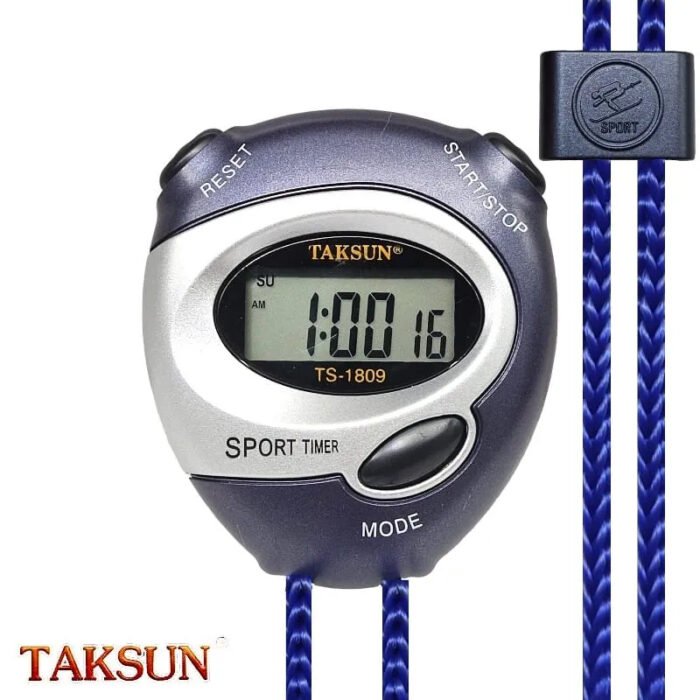 TAKSUN TS-1809 Digital Quartz Timer | Professional Stopwatch for Sports, Coaching & Training | Bell Alarm Clock with Date Display | Durable Handheld Sport Timer - Image 3