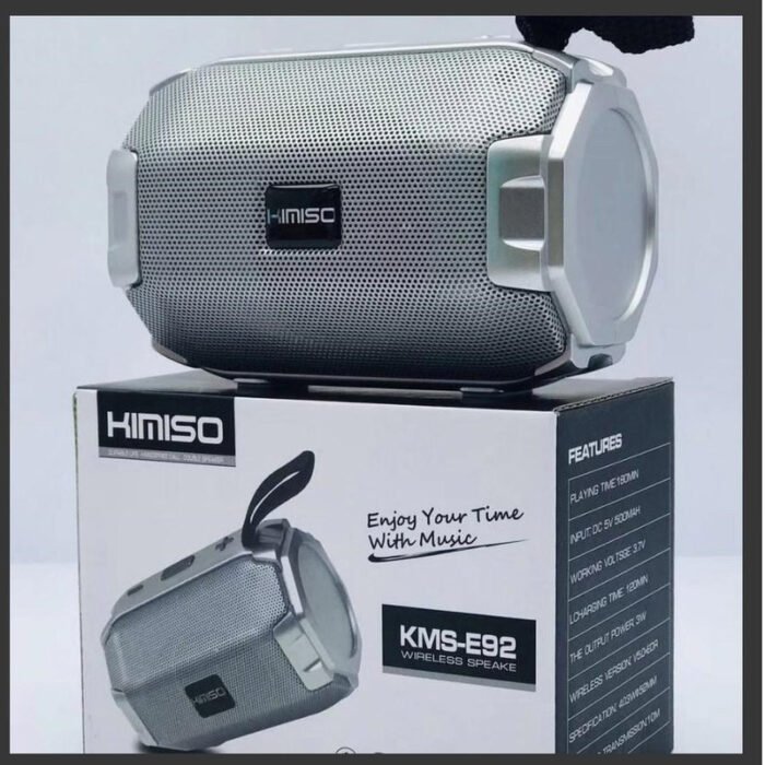 Kimiso KMS-E92 Wireless Bluetooth Speaker – Portable Outdoor Speaker, Deep Bass, USB/TF/FM/AUX Support - Image 7