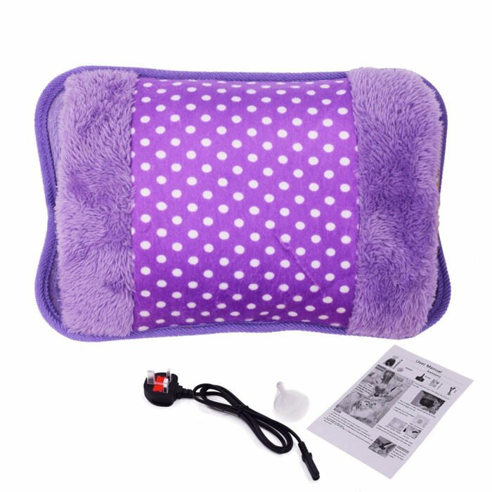 Electric Hot Water Bag Pain Remover – Rechargeable Heating Pad for Back, Neck, Shoulder, Stomach & Body Pain Relief – Multicolor - Image 4