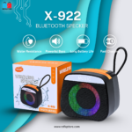 X‑922 RGB Party Bluetooth Speaker – Deep Bass, USB/TF/FM, Portable & Rechargeable
