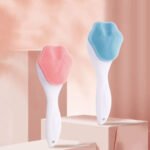 Silicone Facial Cleansing Brush | Manual Face Wash Beauty Cleanser | Deep Pore Cleaning, Blackhead Removal & Gentle Face Massage Tool - Image 4