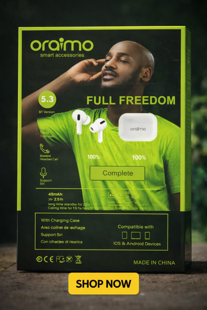 Oraimo True Wireless Earbuds Super Bass Bluetooth 5.3 - Image 2