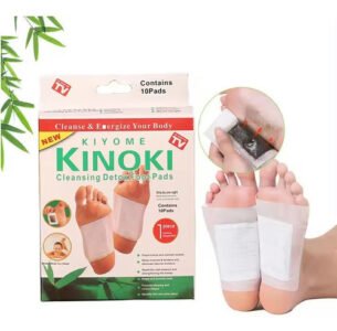 KINOKI Cleansing Detox Foot Pads (10 Pads) | Herbal Detox Foot Patch for Toxin Removal & Better Sleep | Natural Foot Detox Pads for Stress Relief & Body Cleanse