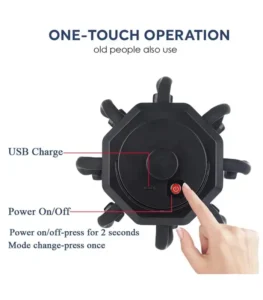 Electric Head Massager Octopus Scalp Massager Therapy Device Electric Octopus Claw Head Scalp Massager 3 Modes Vibration Massag Therapeutic Head Scratcher Relief Head Fatigue Improve Sleep Octopus Head Vibration Relaxing Massagere - Image 3