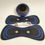 Mini Electric Massager TENS Therapy | Butterfly Muscle Stimulator with Digital Display | Portable Body Massage Pad for Neck, Back, Shoulder & Pain Relief - Image 3