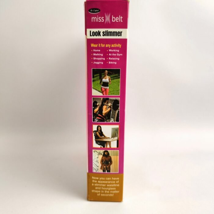 Miss Belt Instant Hourglass Shape Waist Trainer for Women | Slimming Tummy Control Belt | Body Shaper Corset for Weight Loss & Look Slimmer - Image 2