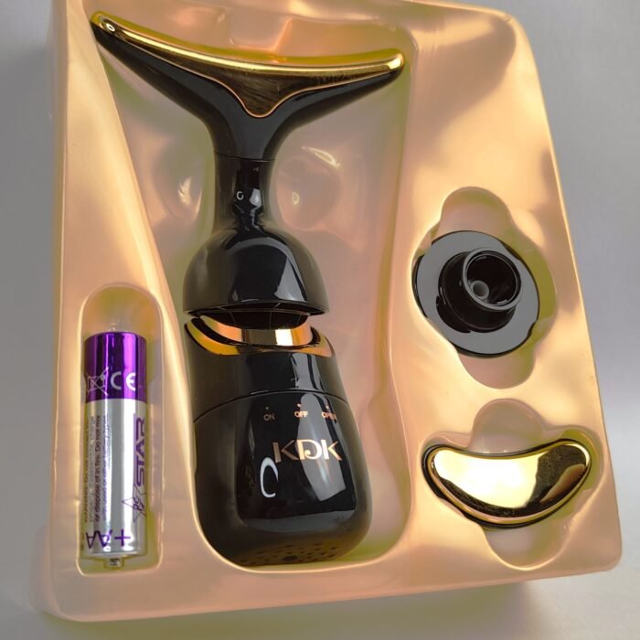 KDK 4D Electric Face & Body Massager | Gold Plated Vibration Beauty Device | Anti Wrinkle Face Lift & Body Massage Tool - Image 2