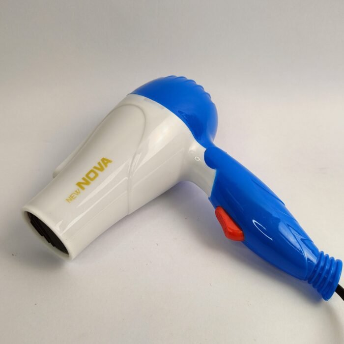 NEW NOVA NV-1290 1000W Foldable Hair Dryer | Portable Travel Hair Blower Machine | Hot & Cold Air Hair Dryer for Men & Women - Image 2