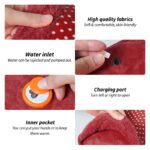 Electric Hot Water Bag Pain Remover – Rechargeable Heating Pad for Back, Neck, Shoulder, Stomach & Body Pain Relief – Multicolor - Image 6