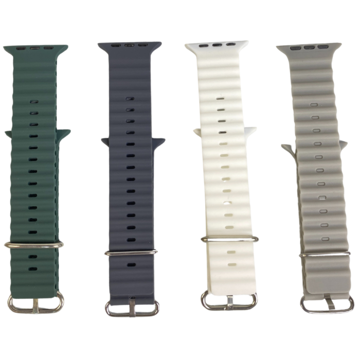 Watch Straps for Smartwatch 42/44/45/49mm – Premium Silicone Belt, 8 Colors, Soft & Durable Replacement Band - Image 2
