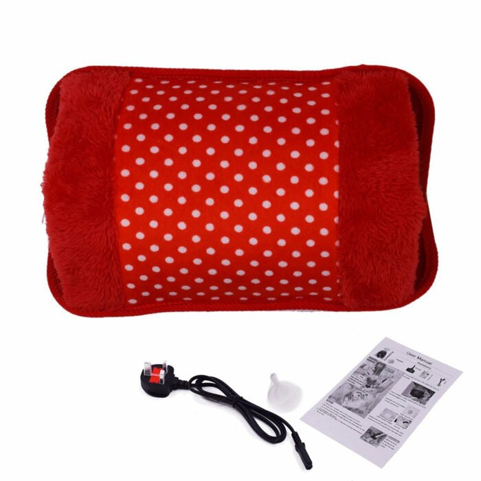 Electric Hot Water Bag Pain Remover – Rechargeable Heating Pad for Back, Neck, Shoulder, Stomach & Body Pain Relief – Multicolor - Image 3