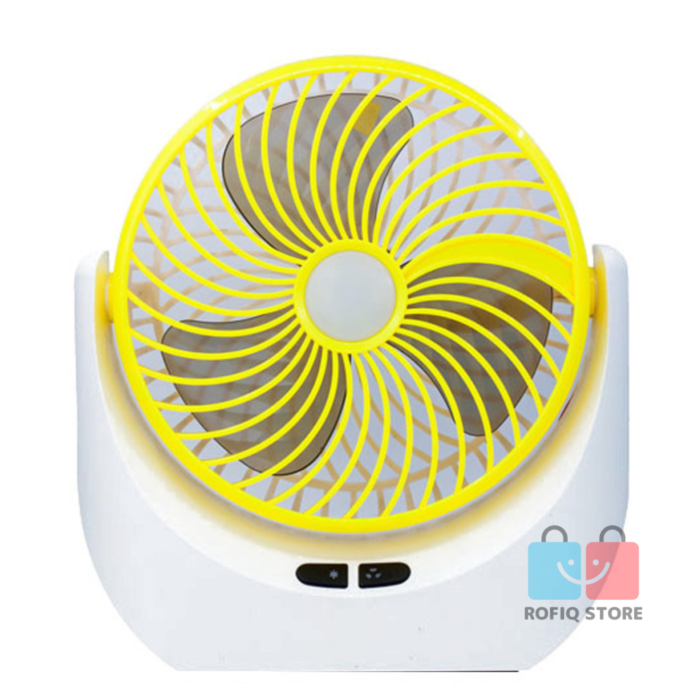 JY Super JY-1880 Rechargeable Mini Fan with LED Light - Image 5