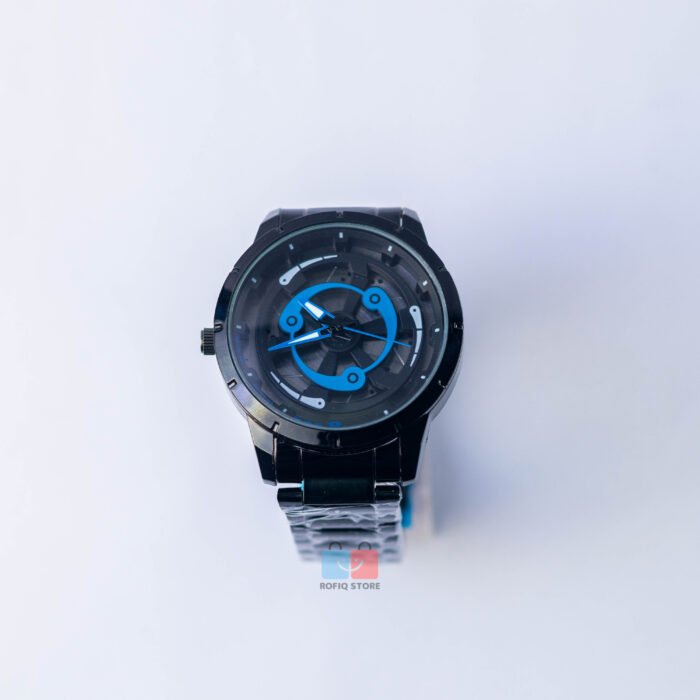 Spinning Dial Analog Watch Rotating Design Stylish Men Watch - Image 4