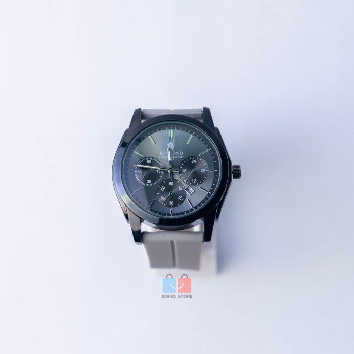 BINBOND Analog Watch Magnetic Rubber Strap Stylish Men Watch - Image 4