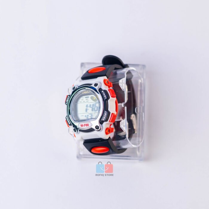 Lasika W-F68 Unisex Kids Digital Watch Waterproof LED Sports - Image 4