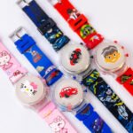 Unicorn Kids Spinner LED Music Watch Silicone Strap Light