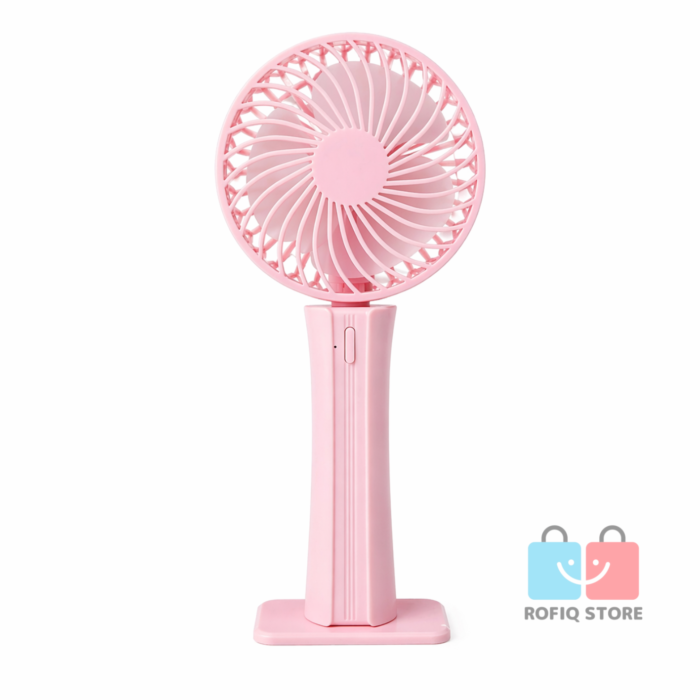 Rechargeable Mini Hand Fan USB Portable Table Fan Strong Air - Image 2