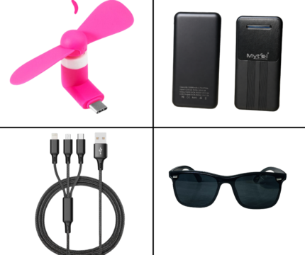 4 IN 1 Smart Combo - Type C Mini Fan+3 in 1 Charging Cable+One Glass+Power Bank