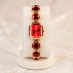 titan stone bracelet watch for women