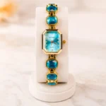 titan stone bracelet watch for women
