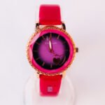 FHULUN Ladies Stylish Analog Watch Cute Design Leather Strap
