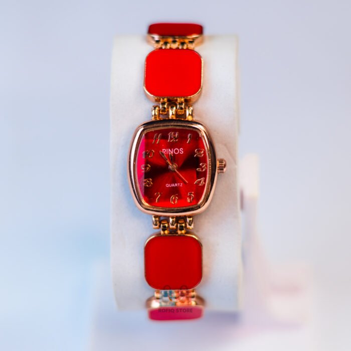 Ladies Square Dial Bracelet Watch Elegant Quartz Design - Image 4