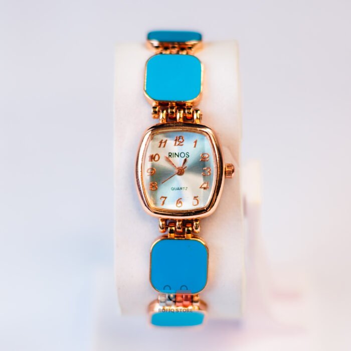 Ladies Square Dial Bracelet Watch Elegant Quartz Design - Image 2