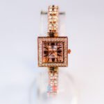 Ladies Luxury Stone Watch Set Elegant Bracelet Quartz Design - Image 5