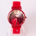 Etime Colorful Ladies Watch Soft Strap Quartz Stylish Design - Image 3