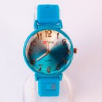 Etime Colorful Ladies Watch Soft Strap Quartz Stylish Design - Image 2