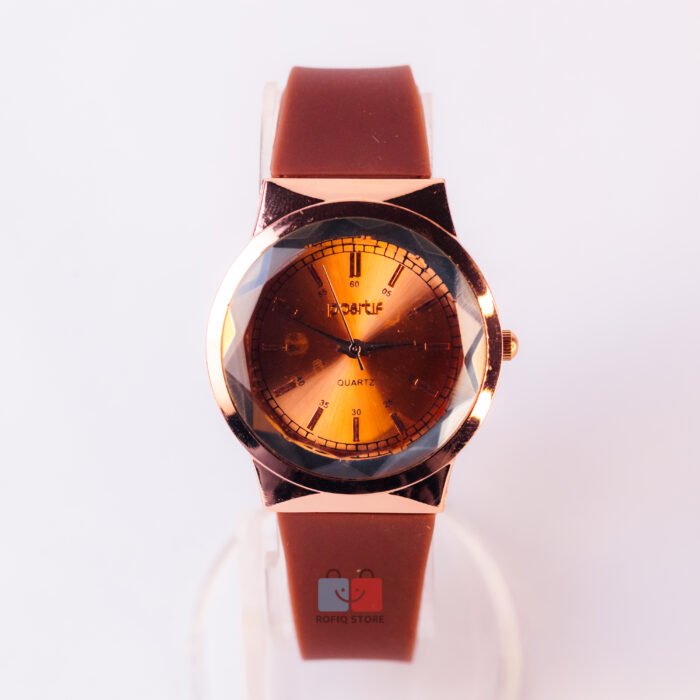Stylish Ladies Quartz Watch Silicone Strap Elegant Women Watch - Image 4